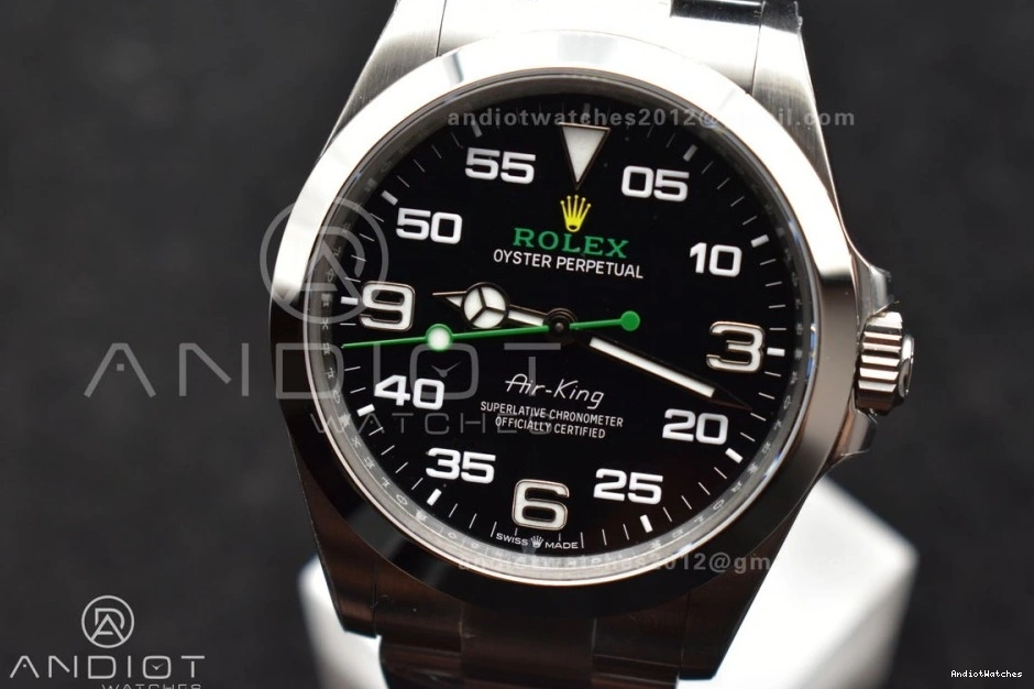 VSF 904L Air-King 509 Dial Edition Black SS VS SmoothTexture Bracelet 1:1 Best on Steel 126900 0312